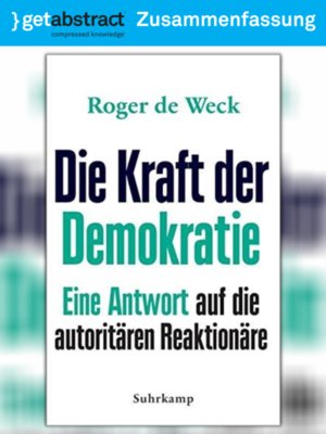 cover image of Die Kraft der Demokratie (Zusammenfassung)